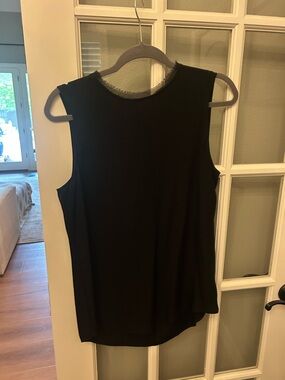 Theory Black Sleeveless Tank Top
